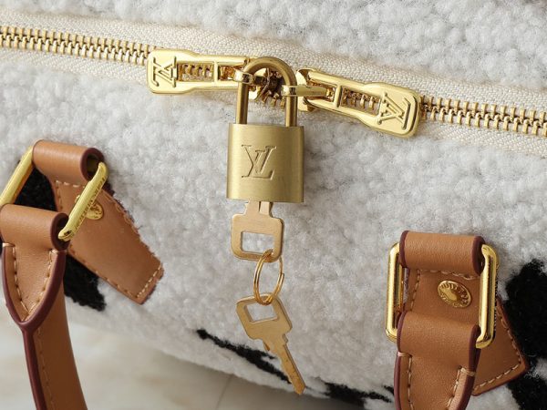 ルイヴィトン LV Ski スピーディ･バンドリエール 25 ホワイト/ブラック M23468 牛革 lv301016 N品 スピーディ バンドリエール 25 新作 - 画像 (5)