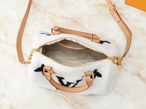 ルイヴィトン LV Ski スピーディ･バンドリエール 25 ホワイト/ブラック M23468 牛革 lv301016 N品 スピーディ バンドリエール 25 新作 - 画像 (2)