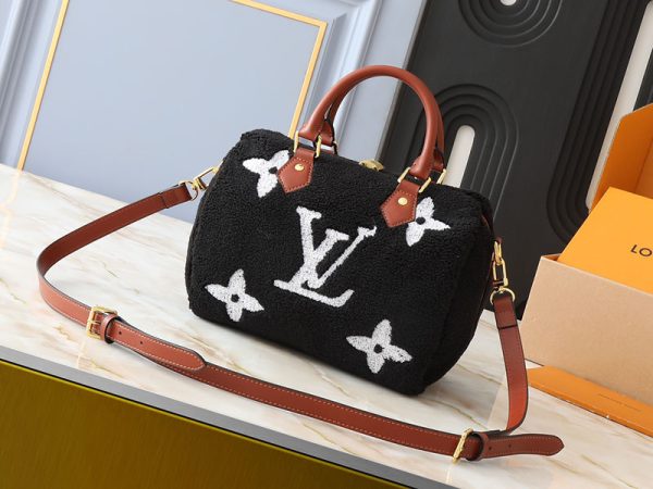ルイヴィトン LV Ski スピーディ･バンドリエール 25 ホワイト/ブラック M23468 牛革 lv301017 N品 スピーディバンドリエール25 口コミ - 画像 (8)