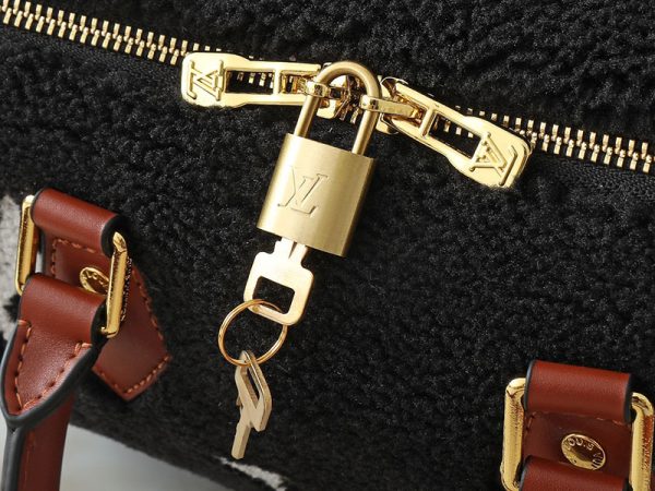 ルイヴィトン LV Ski スピーディ･バンドリエール 25 ホワイト/ブラック M23468 牛革 lv301017 N品 スピーディバンドリエール25 口コミ - 画像 (5)