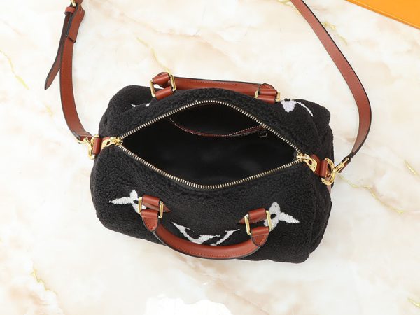 ルイヴィトン LV Ski スピーディ･バンドリエール 25 ホワイト/ブラック M23468 牛革 lv301017 N品 スピーディバンドリエール25 口コミ - 画像 (2)