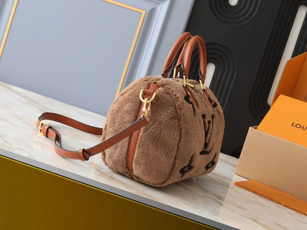 ルイヴィトン LV Ski スピーディ･バンドリエール 25 ブラウン/ブラック M23468 牛革 lv301018 N品 スピーディバンドリエール25 口コミ - 画像 (9)