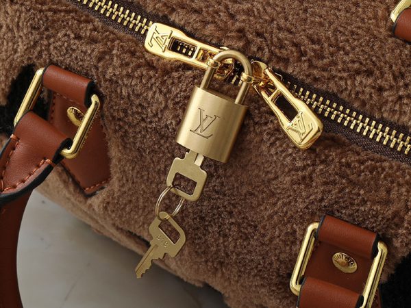 ルイヴィトン LV Ski スピーディ･バンドリエール 25 ブラウン/ブラック M23468 牛革 lv301018 N品 スピーディバンドリエール25 口コミ - 画像 (5)