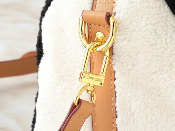 ルイヴィトン LV Ski スピーディ･バンドリエール 25 ホワイト/ブラック M23468 牛革 lv301019 N品 ルイヴィトンスピーディ25人気 - 画像 (4)