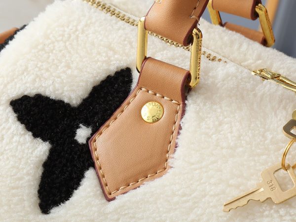 ルイヴィトン LV Ski スピーディ･バンドリエール 25 ホワイト/ブラック M23468 牛革 lv301020 N品 スピーディ バンドリエール 25 値上げ - 画像 (6)
