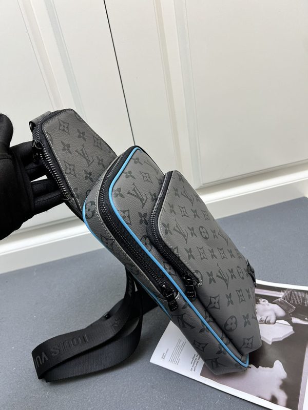 ルイヴィトン モノグラム バッグ アヴェニュースリングバッグ N45303 グレーxブルー lv301021 N品 ルイヴィトンアヴェニュースリングバッグ - 画像 (8)
