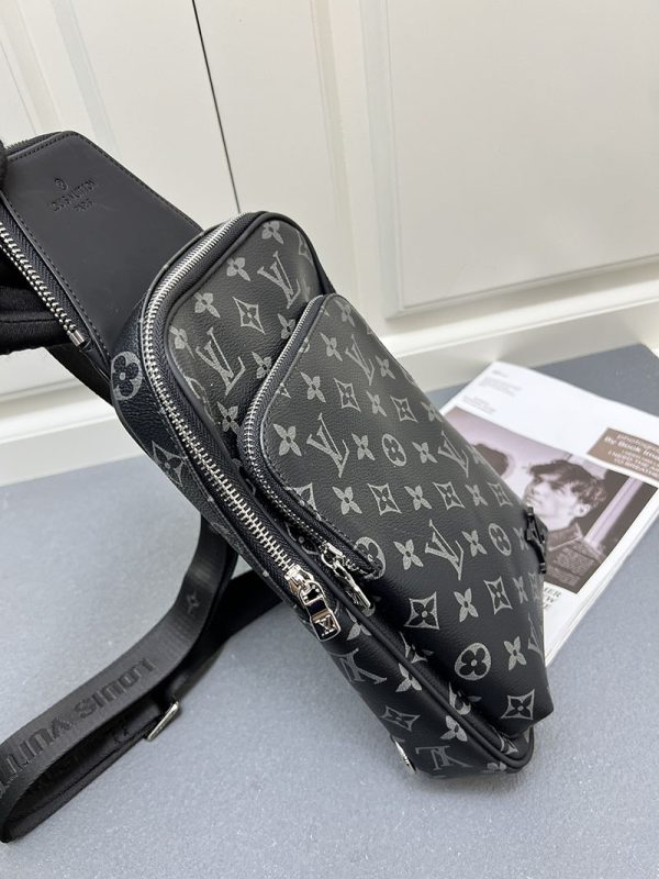 ルイヴィトン モノグラム バッグ アヴェニュースリングバッグ N46327 グレーxブラック lv301022 N品 ルイヴィトンアヴェニュースリングバッグ - 画像 (8)