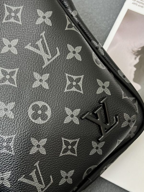 ルイヴィトン モノグラム バッグ アヴェニュースリングバッグ N46327 グレーxブラック lv301022 N品 ルイヴィトンアヴェニュースリングバッグ - 画像 (6)