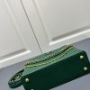 ルイヴィトン カプシーヌ MM 2way ショルダー ハンドバッグ 斜め掛け トリヨンレザー ヴェール グリーン 緑 ゴールド金具 M21690 - 画像 (4)