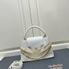 ルイヴィトン カプシーヌ MM 2way ショルダー ハンドバッグ 斜め掛け トリヨンレザー ホワイト ゴールド金具 lv301025 カプシーヌ ヴィトン 値段 - 画像 (9)
