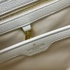 ルイヴィトン カプシーヌ MM 2way ショルダー ハンドバッグ 斜め掛け トリヨンレザー ホワイト ゴールド金具 lv301025 カプシーヌ ヴィトン 値段 - 画像 (2)