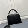 ルイヴィトン カプシーヌ MM 2way ショルダー ハンドバッグ 斜め掛け トリヨンレザー ブラック ゴールド金具 lv301027 ヴィトン カプシーヌ 新作 - 画像 (8)