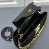 ルイヴィトン カプシーヌ MM 2way ショルダー ハンドバッグ 斜め掛け トリヨンレザー ブラック ゴールド金具 lv301027 ヴィトン カプシーヌ 新作 - 画像 (3)