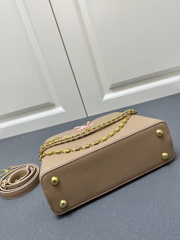 ルイヴィトン カプシーヌ BB ハンドバッグ 斜め掛け トリヨンレザー ブラウン M12345 lv301030 N品 ルイヴィトン 普段使い バッグ - 画像 (5)