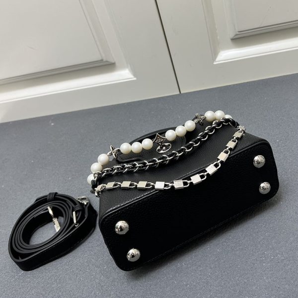 ルイヴィトン カプシーヌ mini ブラック M12344 トリヨンレザー lv301035 N品 ルイヴィトン 斜めがけ レディース 廃盤 - 画像 (5)
