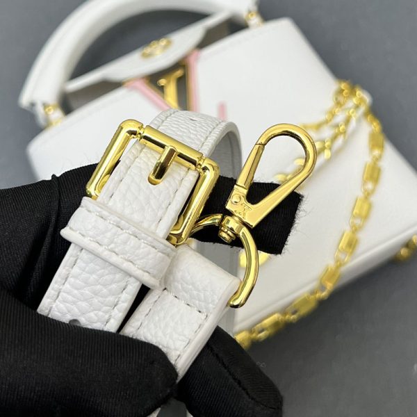 ルイヴィトン カプシーヌ mini ホワイト M12344 トリヨンレザー lv301036 N品 ルイヴィトン 斜めがけ レディース 廃盤 - 画像 (2)