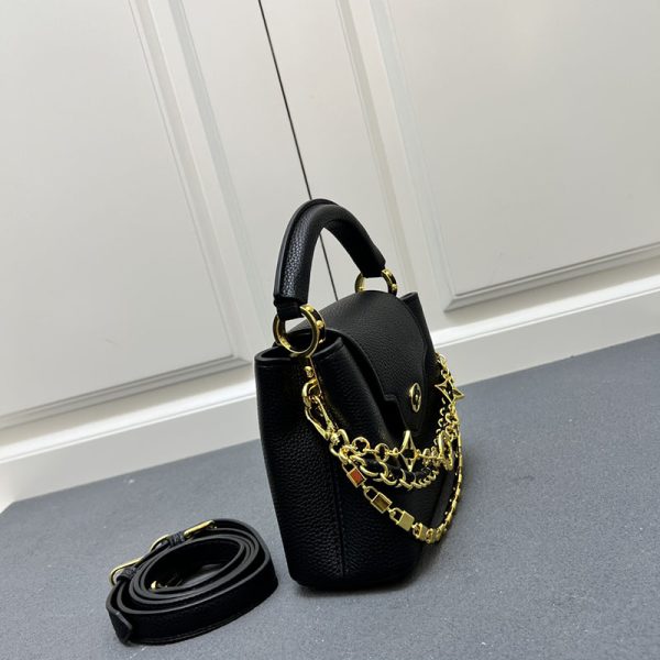 ルイヴィトン カプシーヌ mini ブラック M12344 トリヨンレザー lv301037 N品 ルイヴィトン ショルダーバッグ 新品 - 画像 (8)
