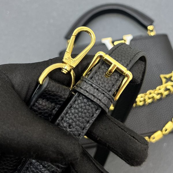 ルイヴィトン カプシーヌ mini ブラック M12344 トリヨンレザー lv301037 N品 ルイヴィトン ショルダーバッグ 新品 - 画像 (5)