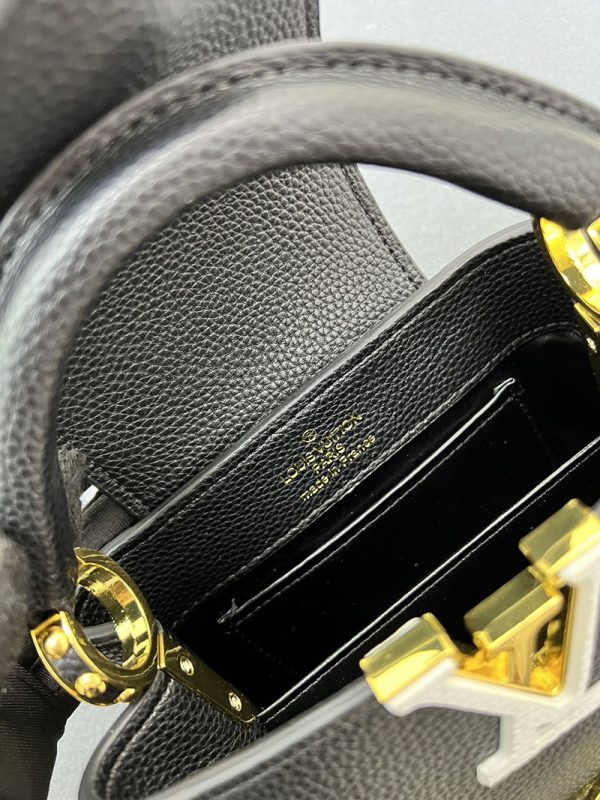 ルイヴィトン カプシーヌ mini ブラック M12344 トリヨンレザー lv301037 N品 ルイヴィトン ショルダーバッグ 新品 - 画像 (2)