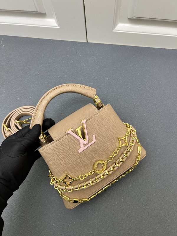 ルイヴィトン カプシーヌ mini ブラウン M12344 トリヨンレザー lv301038 N品 ルイヴィトン ショルダーバッグ 新品 - 画像 (5)