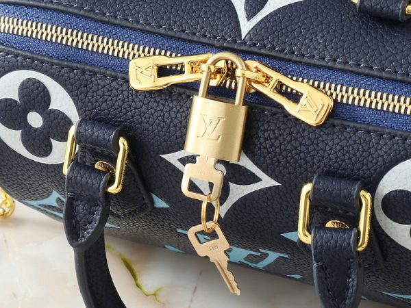 ルイヴィトン モノグラム・アンプラント スピーディ・バンドリエール20 M46517 RFID ブルー系 N品 - 画像 (6)