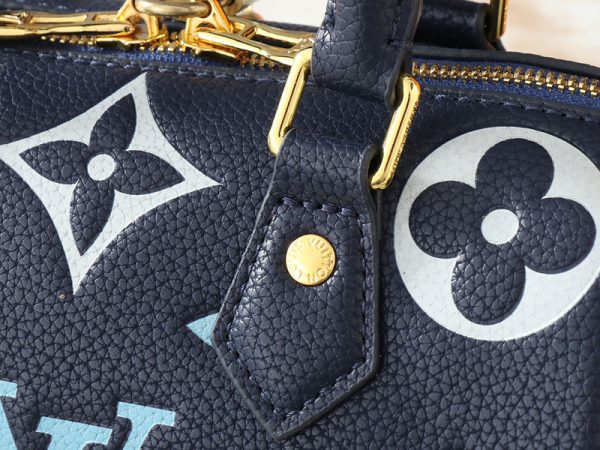ルイヴィトン モノグラム・アンプラント スピーディ・バンドリエール20 M46517 RFID ブルー系 N品 - 画像 (5)