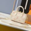 ルイヴィトン M46397 スピーディ・バンドリエール20 バイカラーモノグラム・アンプラント N品 lv301045 スピーディ20 使い勝手 - 画像 (8)