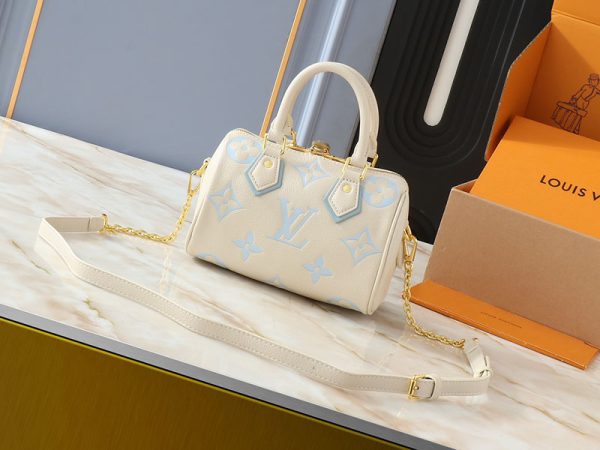 ルイヴィトン バイカラー モノグラム アンプラント スピーディ バンドリエール20 レディース 2WAYバッグ lv301047 N品 スピーディ20 ブログ - 画像 (8)
