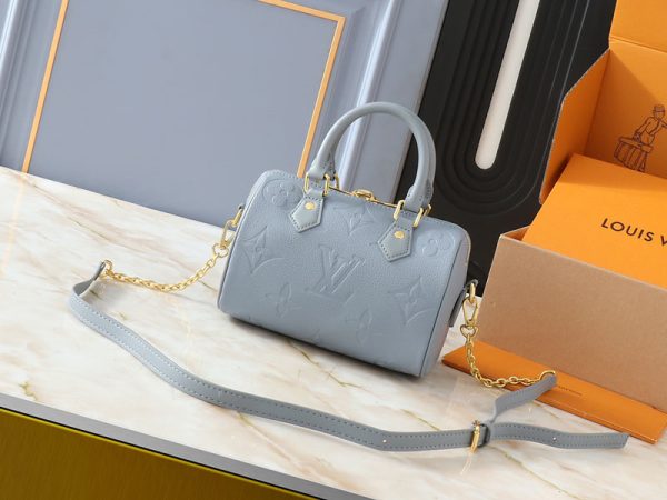 ルイヴィトン モノグラム アンプラント スピーディ バンドリエール20 M46484 N品 ブルー - 画像 (8)