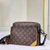 ルイヴィトン Monogram Trio Messenger Shoulder Bag M46694 モノグラム トリオ メッセンジャー ショルダー バッグ ブラウン - 画像 (8)