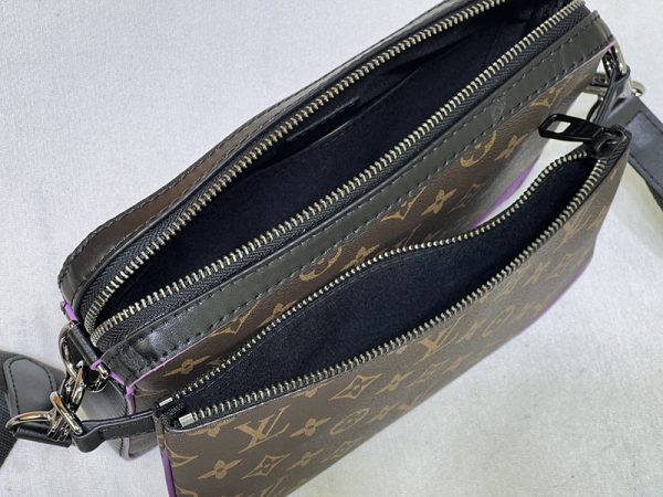 ルイヴィトン ショルダーバッグ メンズ LOUIS VUITTON ショルダーバッグ トリオ･メッセンジャー ブラウン M46266 - 画像 (4)