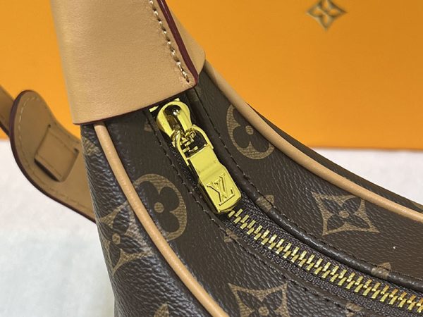 ルイヴィトン アウトレット 店舗 VUITTON ショルダーバッグ モノグラム ブローニュ M51265 ブラウン N品 - 画像 (5)
