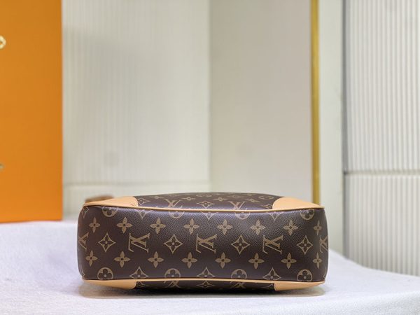 ルイヴィトン アウトレット 店舗 VUITTON ショルダーバッグ モノグラム ブローニュ M51265 ブラウン N品 - 画像 (4)