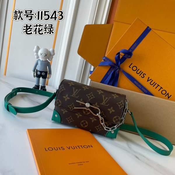 ルイヴィトン スティーマー･ウェアラブル ウォレット M12808 ボルネオ グリーン N品 ルイヴィトン ショルダーバッグメンズ - 画像 (2)
