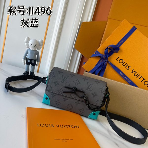 ルイヴィトン モノグラム エクリプス リバース スティーマー ウェアラブル ウォレット M11496 メンズ ショルダーバッグ N品 - 画像 (2)