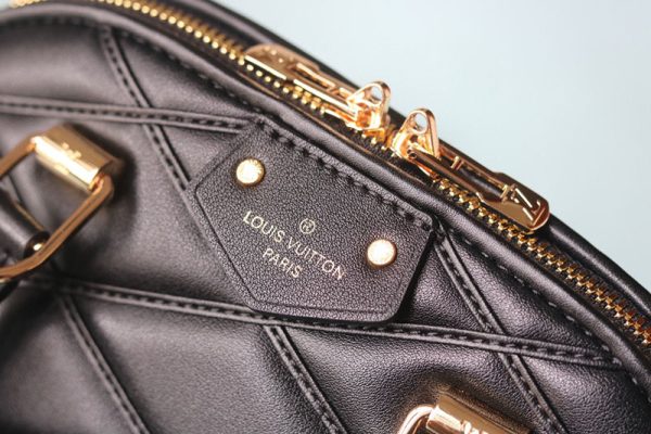 ルイヴィトン アウトレット 店舗 VUITTON ナノ･アルマ ハンドバッグ M83048 マルタージュ ブラック 黒 N品 - 画像 (5)