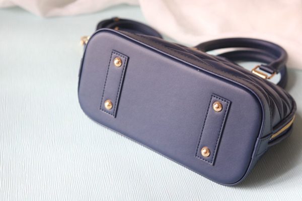 ルイヴィトン アウトレット 店舗 VUITTON ヴェルニ アルマ BB マルタージュ ブルーマリーヌ M23666 レディース ラムレザー 2WAYバッグ - 画像 (3)