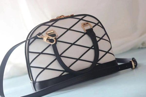 ルイヴィトン アウトレット 店舗 VUITTON アルマBB ハンドバッグ ホワイト|ブラック M23761 レディース ラムレザー 2WAY ショルダー LOUIS VUITTON - 画像 (9)