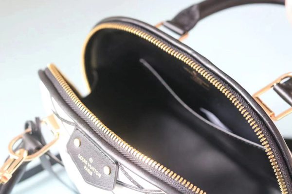 ルイヴィトン アウトレット 店舗 VUITTON アルマBB ハンドバッグ ホワイト|ブラック M23761 レディース ラムレザー 2WAY ショルダー LOUIS VUITTON - 画像 (3)