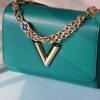 ルイヴィトン アウトレット 店舗 LV エピ ツイストMM チェーンショルダーバッグ lv301124 グリーン N品 チェーンバッグ 流行り いつまで - 画像 (8)