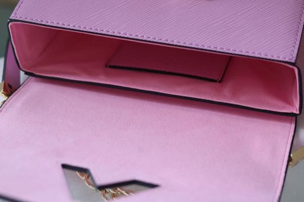 ルイヴィトン アウトレット 店舗 LV エピ ツイストMM チェーンショルダーバッグ lv301125 マシュマロ N品 チェーンショルダーバッグ ミニ - 画像 (2)
