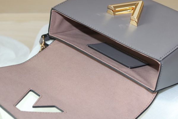 ルイヴィトン アウトレット 店舗 VUITTON ショルダーバッグ Since 1854 ツイストMM lv301151 グレー N品 ショルダーバッグ レディース 斜めがけ 人気 - 画像 (2)