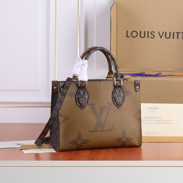 ルイヴィトン モノグラム ジャイアント リバースオンザゴー PM M46373 LOUIS VUITTON トートバッグ N品 - 画像 (9)