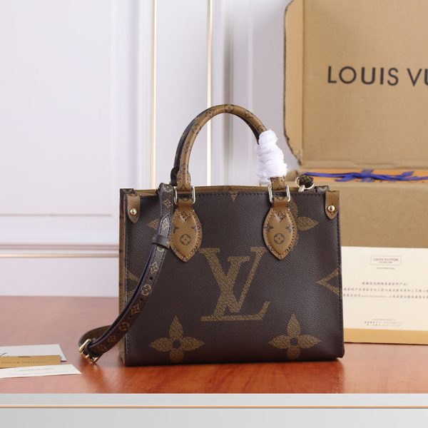 ルイヴィトン モノグラム ジャイアント リバースオンザゴー PM M46373 LOUIS VUITTON トートバッグ N品 - 画像 (4)