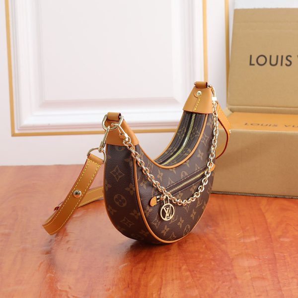 ルイヴィトン ショルダーバッグ レディース モノグラム ループ ブラウン M81098 LOUIS VUITTON N品 - 画像 (9)