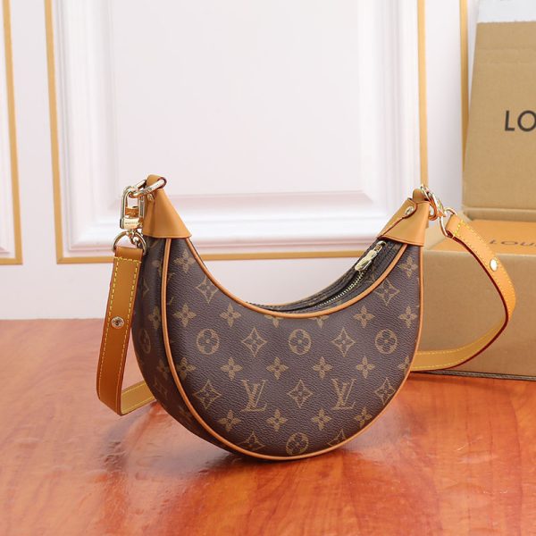 ルイヴィトン ショルダーバッグ レディース モノグラム ループ ブラウン M81098 LOUIS VUITTON N品 - 画像 (8)