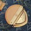 ルイヴィトン ナノ スピーディ M82950 モノグラムデニム モノグラムデニム 2WAYバッグ ゴールド金具 - 画像 (5)