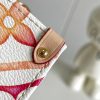 LOUIS VUITTON オンザゴー EW モノグラム・タイル キャンバス コーラル M25318 ルイヴィトン 超N品 - 画像 (5)