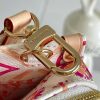 LOUIS VUITTON オンザゴー EW モノグラム・タイル キャンバス コーラル M25318 ルイヴィトン 超N品 - 画像 (4)