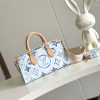 LOUIS VUITTON オンザゴー EW モノグラム・タイル キャンバス ラグーン ブルー lv301180 超N品 ルイヴィトンミニトートバッグ - 画像 (8)